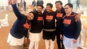 BJP ministers group selfie with 'Namo Again' hoodies go viral on social media, promote NaMo merchandises