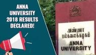 Anna University Results 2018: Check out the results of undergraduate and post graduation degree at these links