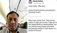 JU professor compares girl’s virginity with sealed bottle says, ‘Virgin girl is like sealed bottle'; gets roasted