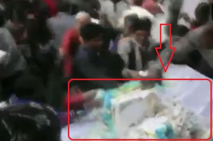 Watch: Ruckus at BSP chief Mayawati’s birthday event in Amroha after people loot cake; video goes viral