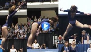 We bet that you had never seen a gymnastic performance like this girl! See her million views video