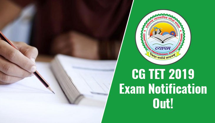 CG TET 2019 exam notification out! Online registration starts; check out eligibility criteria