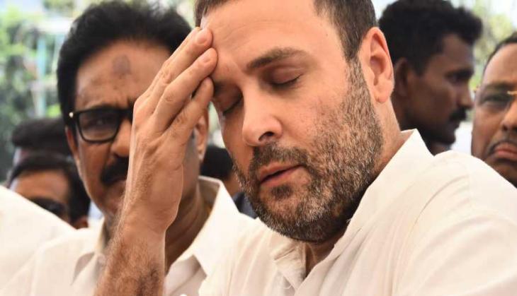 Patna: Rahul Gandhi's 'Lord Rama' posters vandalised
