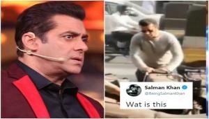 Bharat star Salman Khan has got a lookalike in Pakistan and his video of stealing petrol from bike will shock you!