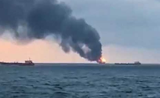 At least 11 dead and several injured after 2 ships carrying Indian crew catch fire in Russian waters