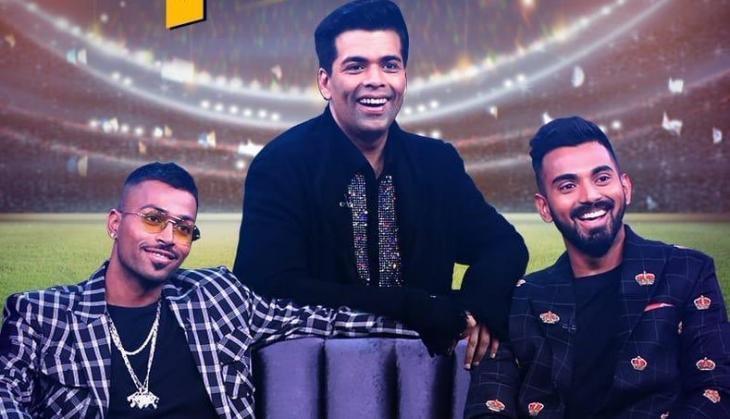 Karan Johar, Hardik Pandya and KL Rahul