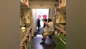 Eww! Female flight attendants forced by passenger to wipe his butt and the reason is really disgusting; see pics