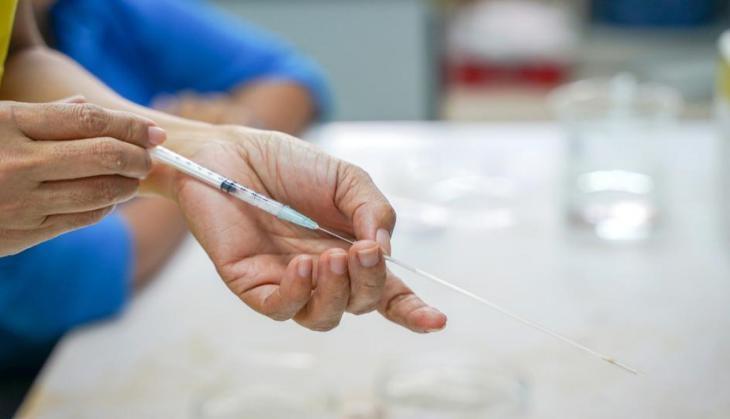 Man injected