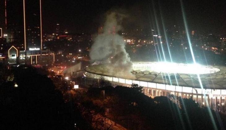 Blast in stadium