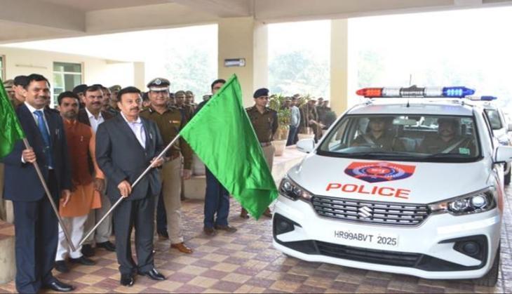 gurugram police ertiga