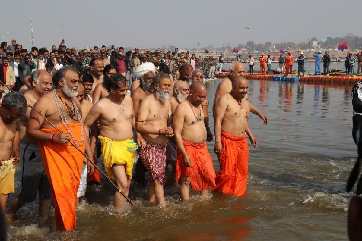 Shashi Tharoor takes Hindi jibe at UP CM Yogi Adityanath over his holy dip in Sangam; says, ‘Iss Sangam mein sab nange hain