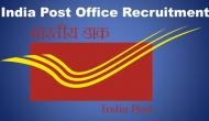India Post Recruitment 2019: Apply for 10066 Gramin Dak Sevak posts released for these locations