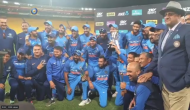 Watch: Indian team chants Bollywood movie dialogue after winning the ODI series against New Zealand