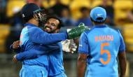 MS Dhoni surprises Kedar Jadhav with his Marathi speaking skills, takes wicket the next ball; see video