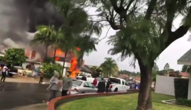 plane crash in california