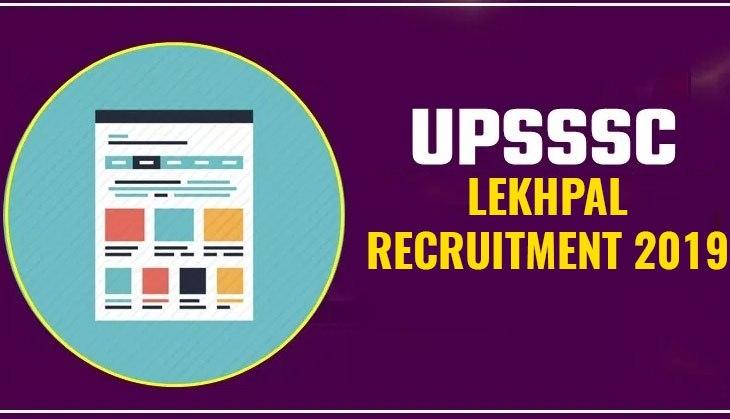 UPSSSC Lekhpal Recruitment 2019