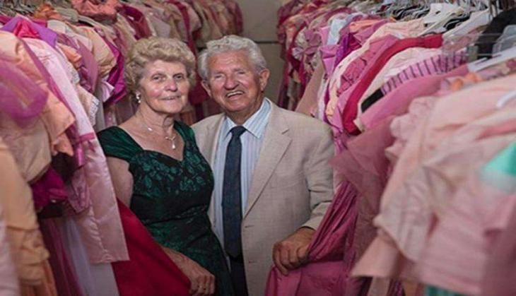 old man with wife