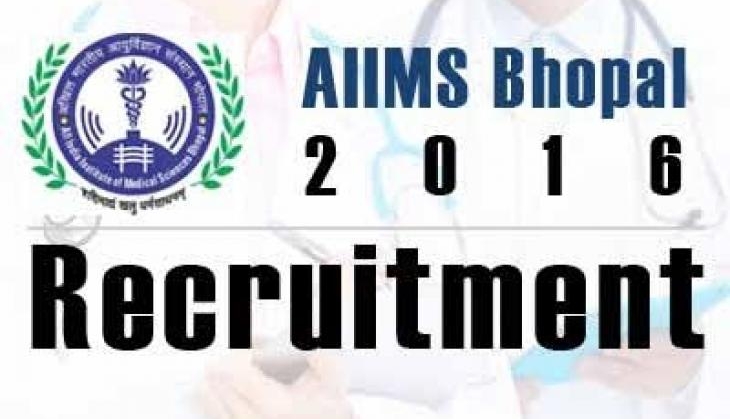 AIIMS Bhopal Recruitment 2019