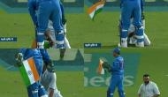 Video: A fan entered ground to touch MS Dhoni's feet but what ex-captain did will win your hearts