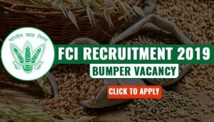 FCI Recruitment 2019: 330 vacancies released for 5 zones; salary upto Rs 1.4 lakh
