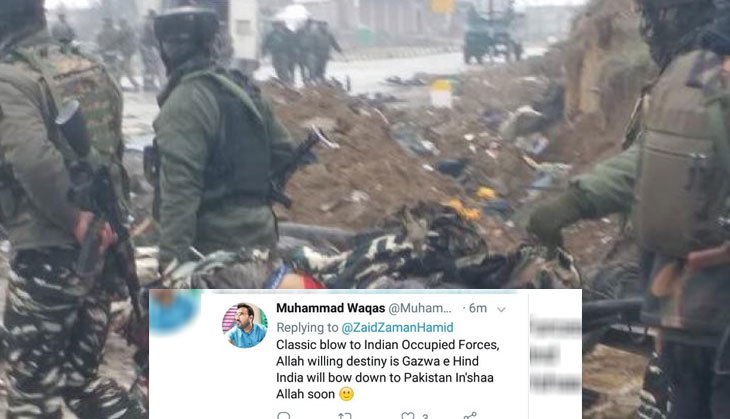 Pulwama Attack: Shocking! Pro-Pakistani forces support the attack and asks on Twitter, ‘How's the Jaish?’ after the deadly terror attack