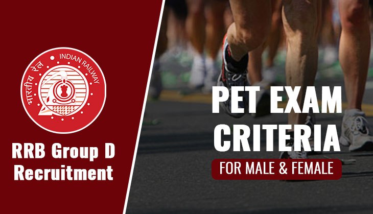 RRB Group D Recruitment: Know the PET exam criteria for selected male and female candidates in CBT