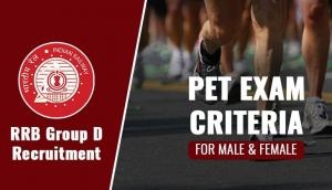 RRB Group D Recruitment: Know the PET exam criteria for selected male and female candidates in CBT
