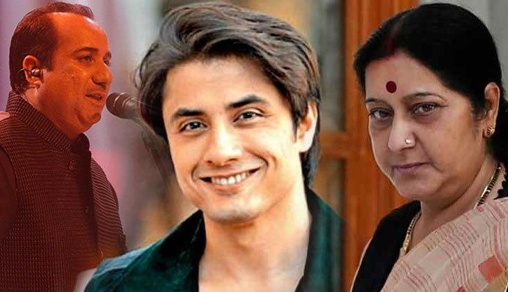 Sushma Swaraj, Ali Zafar and Rahat fateh ali khan