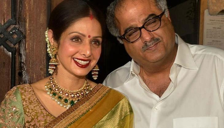 Boney Kapoor and Sridevi
