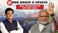 RRB Group D Recruitment update: Piyush Goyal announces this big change in 1.3 lakh vacancies; read details