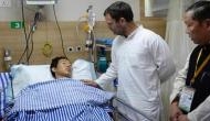 Rahul Gandhi meets victims of Arunachal violence in Guwahati