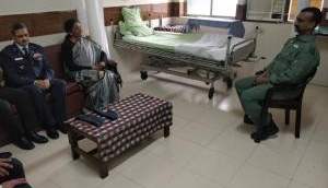 Nirmala Sitharaman meets IAF Pilot Abhinandan in hospital, post his return from Pakistan