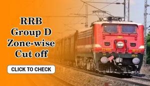 RRB Group D Cut off: Check out the exact zone-wise cut off of Group D CBT