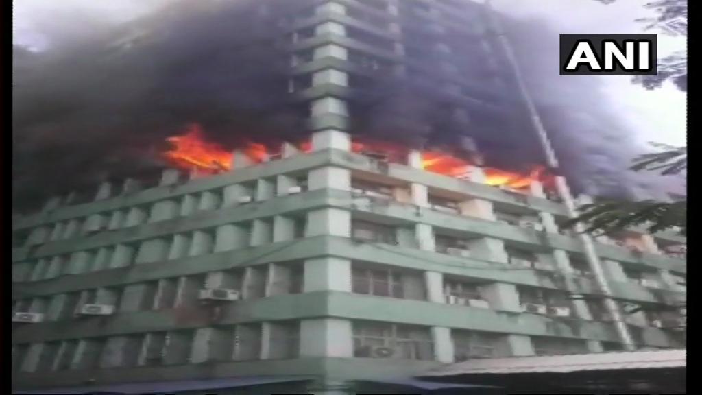 Fire at Ministry office in CGO Complex in Central Delhi, security personnel injured