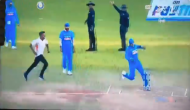 Watch: MS Dhoni running away from a fan who invaded pitch is the best thing on internet!