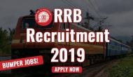 RRB Recruitment 2019: Indian Railways releases new vacancies for over 1000 posts; read details