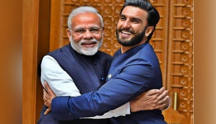 Ranveer Singh and PM Modi