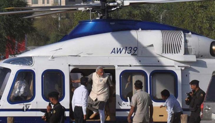 modi helicopter