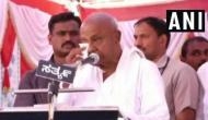 Watch: HD Deve Gowda, son and grandson gets emotional at event; BJP terms it as ‘drama’