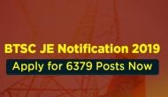 BTSC JE Recruitment 2019: Jobs for Engineers! Apply for 6379 posts before this date; click to read post details