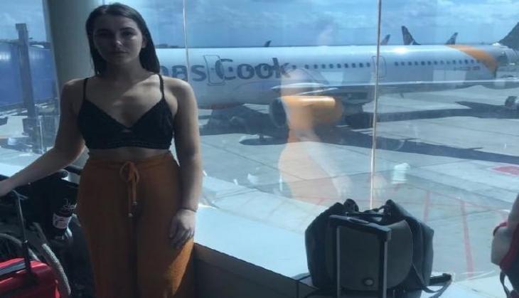 woman at Birmingham Airport
