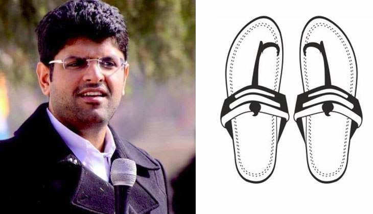 Haryana: Dushyant Chautala's JJP gets 'slipper' as election symbol, links it to 'poor-farmers'