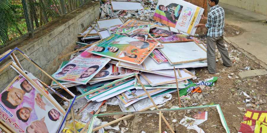 Lok Sabha Elections 2019: Around 11,000 unauthorised political advertisements, posters removed in Mumbai