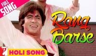 Holi Evergreen Songs 2019: Forget Balam Pichkari, these old classics like Rang Barse should definitely rule your Holi playlist!