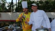 Harbhajan Singh and coach Stephen Fleming turns chef for CSK; see pics