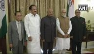 Justice PC Ghose sworn in as new Lokpal chief, President Kovind administers oath