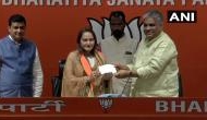 Jaya Prada joins BJP ahead of 2019 polls, likely to contest from Ramgarh