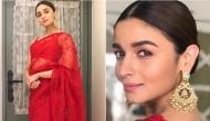 Alia Bhatt looks red hot in the Saree; now all eyes for boyfriend Ranbir Kapoor's reaction