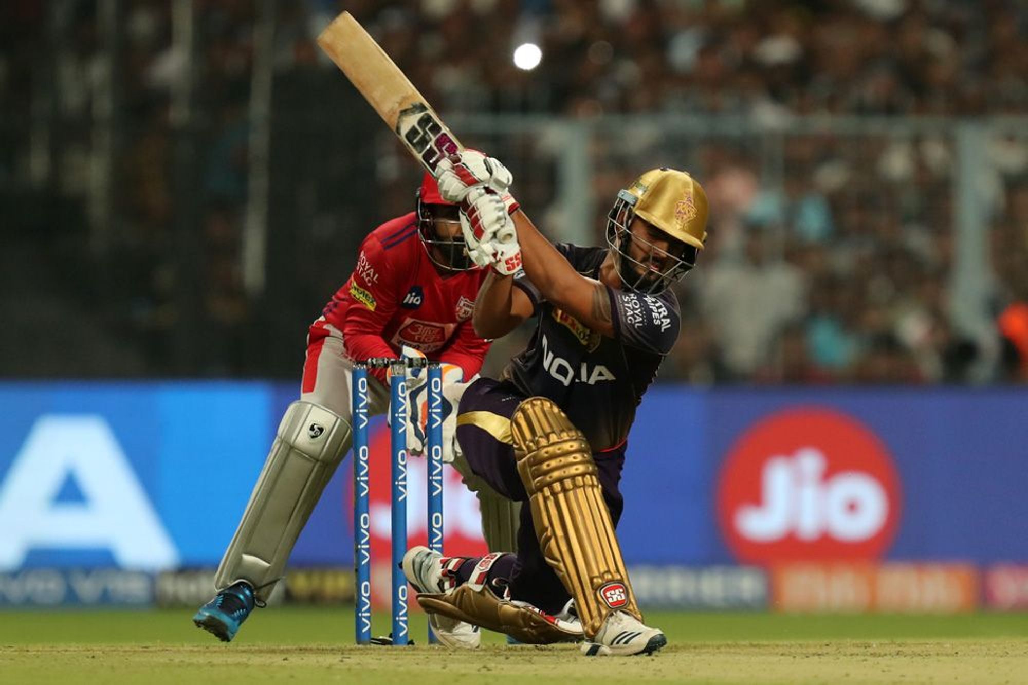 IPL 2019 KKR vs KXIP: Kolkata Knight Riders finished at 218-4 courtesy Nitish Rana and Andre Russell