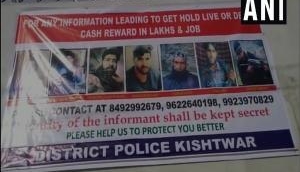 Jammu and Kashmir police releases posters of 6 Hizbul, 1 LeT terrorists